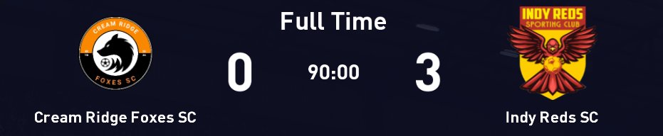 Honored to have played our friendly tonight at the new Casey J Meirs Sports Park in Cream Ridge, NJ vs the Cream Ridge Foxes SC. Thank you to Justin Reside and the CRF organization. 

Goals: Chad Roland (1) Kyoto (2)
Assists: Albert Begin, Robert Thump, Yayo Montana
