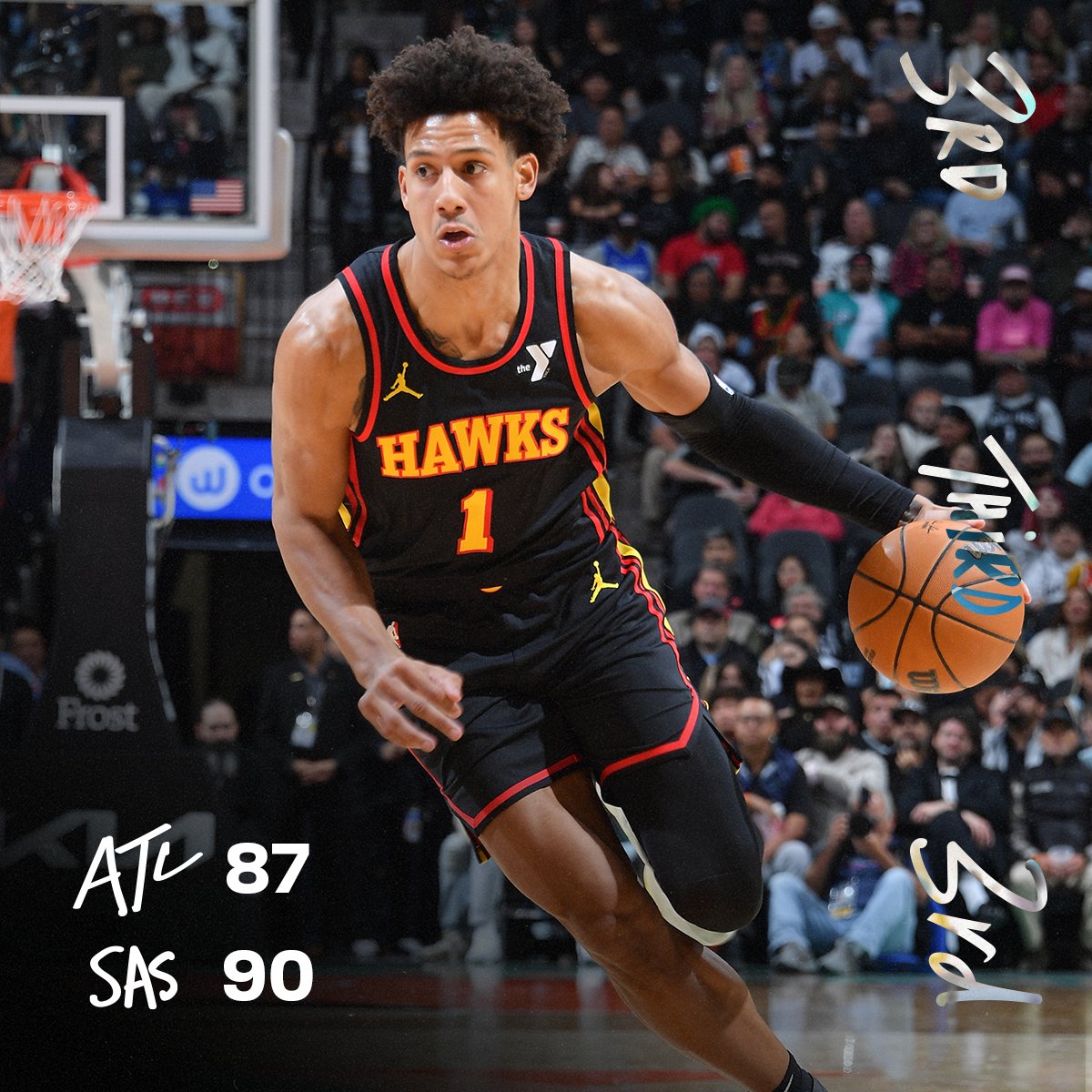 ATLHawksBrz's tweet photo. 🕛| Final de 3° Quarto no Texas! 

#TrueToAtlanta #ATLvsSAS https://t.co/7h7QJUVyxs