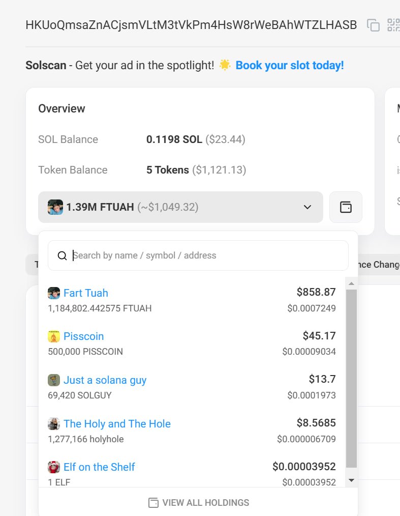 $FTUAH Goddess  <a href="/larajuicy/">Lara Juicy</a> is one smart content creator and also a savvy investor.
Her portfolio is concentrated in the next generation of liquid investments. Glad to know she owns $FTUAH and $PISSCOIN as main assets.