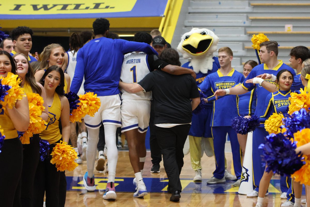 .<a href="/MSUEaglesMBB/">Morehead State Men's Basketball</a> force a jump ball in its backcourt (<a href="/ligeorge_/">George Marshall⛷</a> steal) with 16 seconds to play and <a href="/MortonJerone/">jerone morton</a> hits go-ahead layup one second later to give MSU a 70-69 win over <a href="/SkyhawkHoops/">UT Martin Basketball</a> in both teams' <a href="/OVCSports/">Ohio Valley Conference</a> opener. Morton career highs with 18 pts &amp; 7 assts.

#SoarHigher