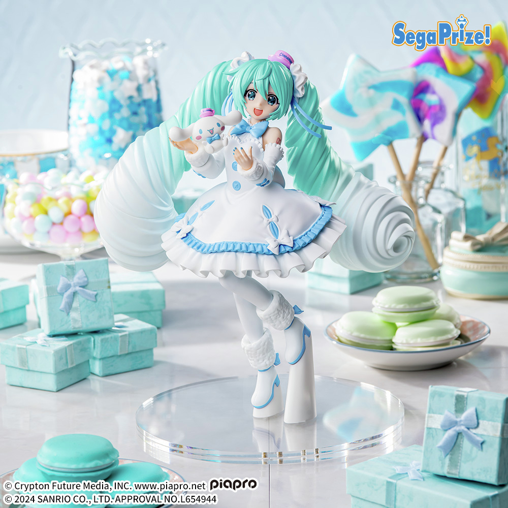 シナモロール、ピポサル、プーさん　プライズフィギュア ピポサル、プーさん、シナモロールプライズフィギュア