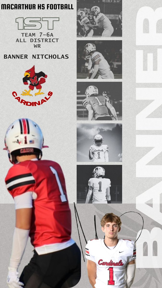 Banner Nitcholas (6’1 188lb Junior)  District 7-6A Utility Player of the Year!  1st Team All District WR.  <a href="/Rivals/">Rivals</a> <a href="/RivalsCamp/">Rivals Camp Series</a> <a href="/EspnRecruiting/">espn</a> <a href="/247recruiting/">247Sports Recruiting</a> <a href="/dctf/">Dave Campbell's — TexasFootball.com</a> <a href="/texashsfootball/">Texas HS Football</a> <a href="/LamarFootball/">Lamar University Football</a> <a href="/MeanGreenFB/">UNT Football</a> <a href="/SMUFB/">SMU Football</a> <a href="/TCUFootball/">TCU Football</a> <a href="/FAUFootball/">Florida Atlantic Football</a> <a href="/ncaarecruiting_/">NCAA Recruiting</a>