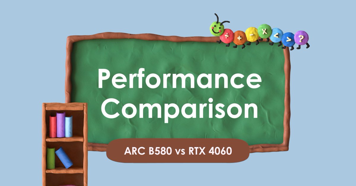 DiskMFR's tweet image. ARC B580 vs RTX 4060: Performance Comparison

🔗Read the full article: diskmfr.com/arc-b580-vs-rt…

#IntelArc #RTX4060 #GPUComparison #TechPerformance #GamingTechnology #DiskMFR #szyunze #AIpowered #RayTracing #GraphicsCard #TechTrends #PerformanceBenchmark