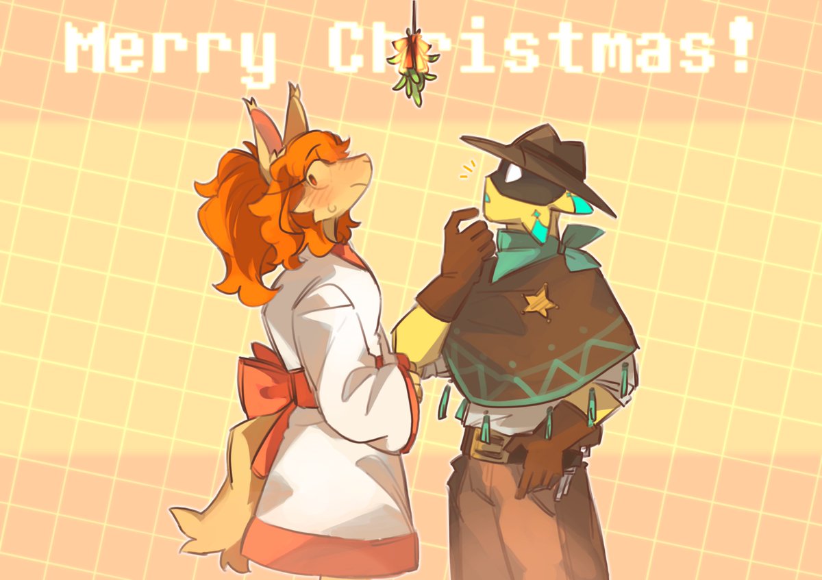 Baekwolf478's tweet photo. #UndertaleYellow #UndertaleYellowfanart 
Merry early Krimas, staroba fans https://t.co/yoPnKGkpFe