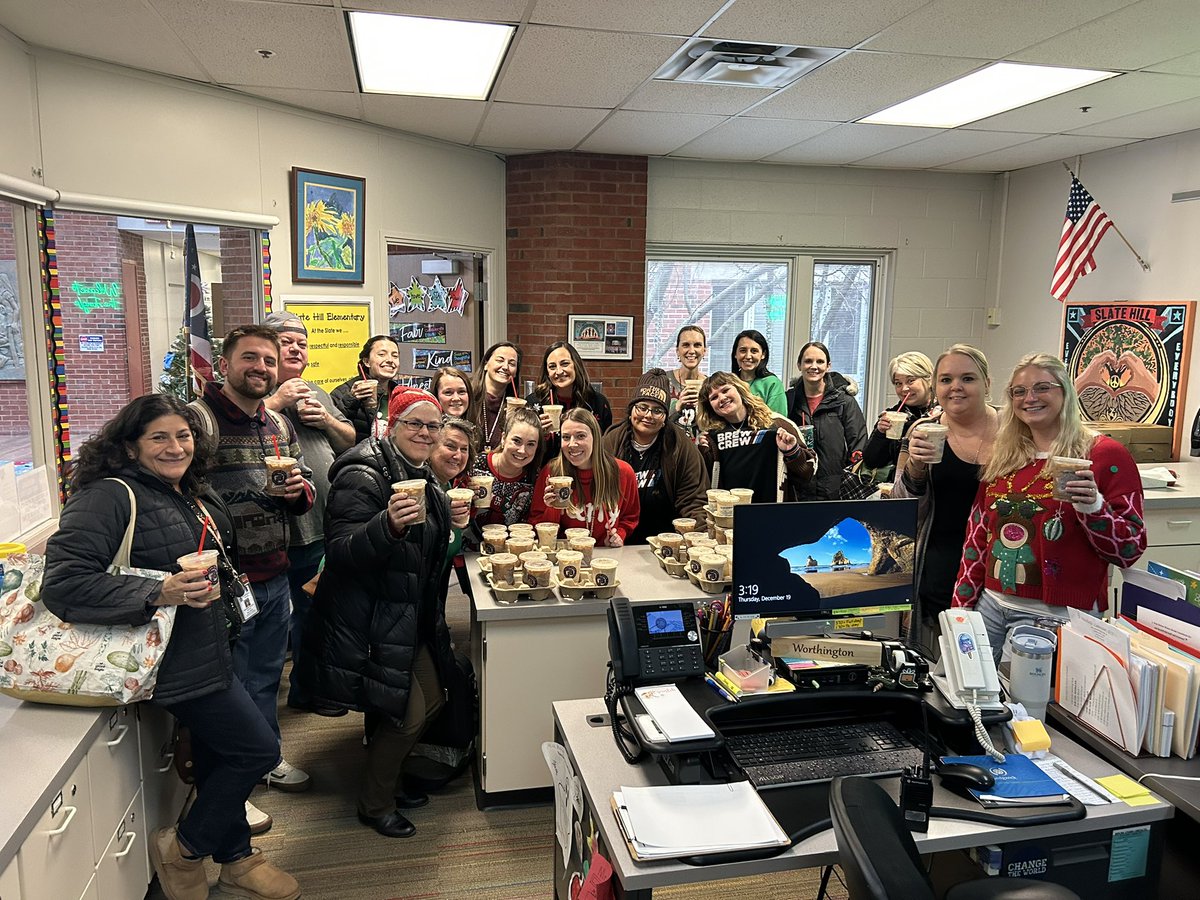 Thank you <a href="/7BrewCoffee/">7 Brew Coffee</a> on 23 for the sample coffee surprise for these amazing Slate Hill RockSTAR staff! A great way to end the day! #itsworthit #theSlate⭐️🤩