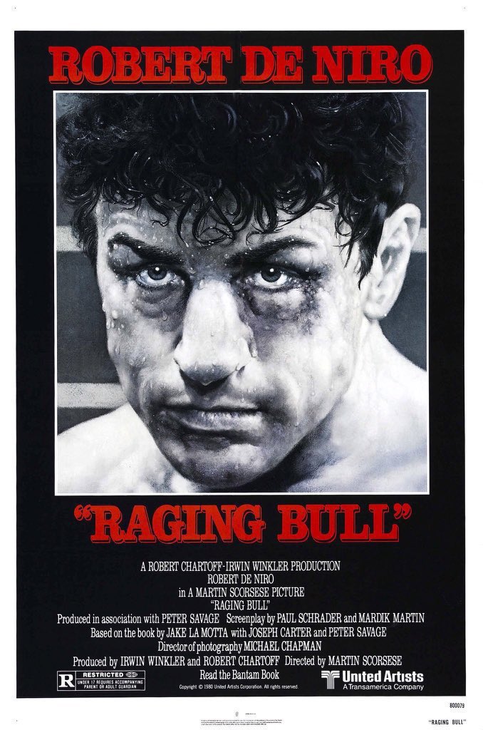FilmNewsNos's tweet photo. 🎬MOVIE HISTORY: 44 years ago today, December 19, 1980, the movie ‘Raging Bull’ opened in theaters!
#RobertDeNiro #JoePesci #CathyMoriarty #NicholasColasanto #TheresaSaldana #FrankVincent #JohnnyBarnes #MartinScorsese https://t.co/SLHNn6nFG8