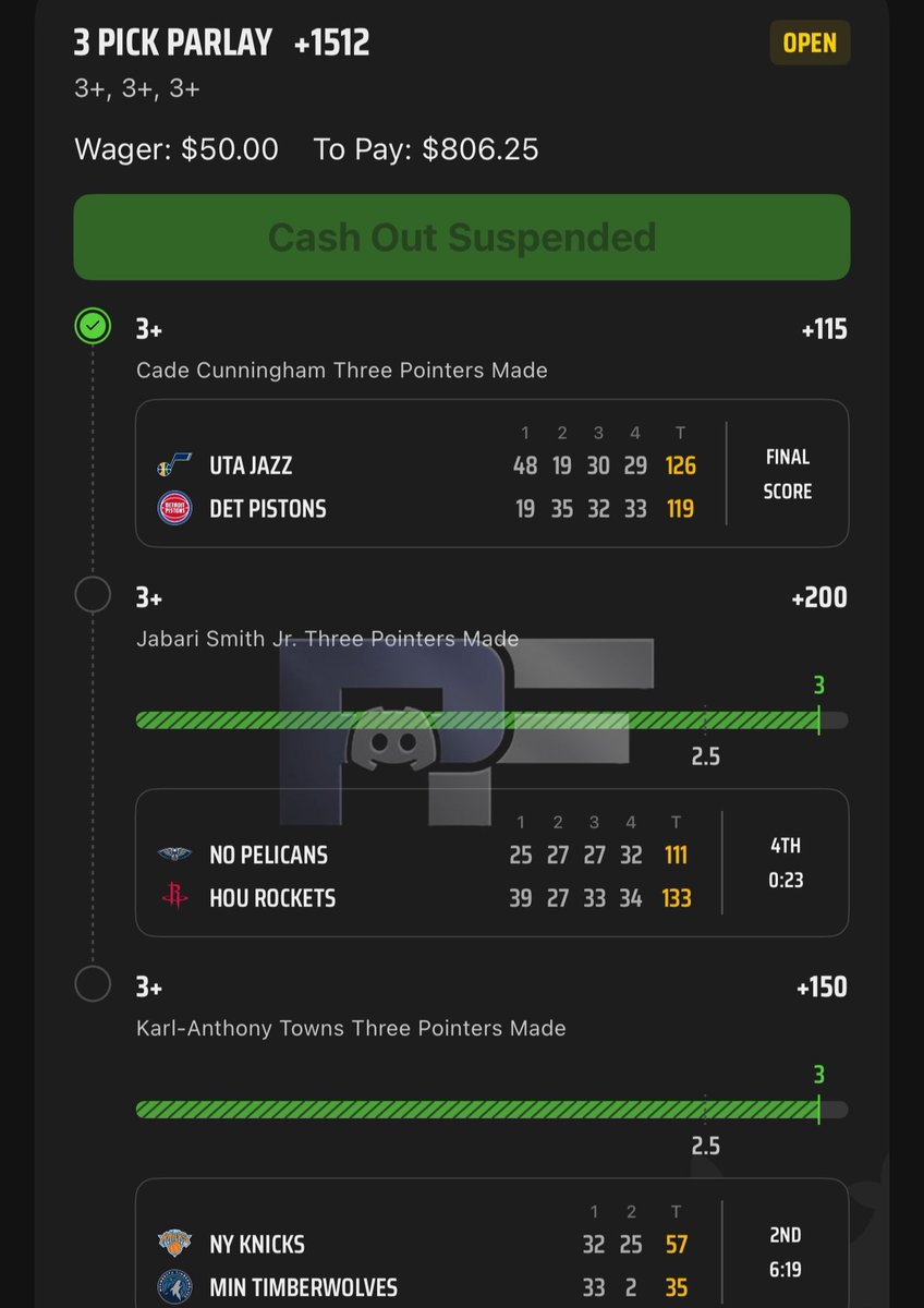 BANGGGG💥

CASH THE 3-3-3

✅CADE
✅JABARI
✅KAT 

⚠️For more plays:🔗propfellas.org

#PropFellas #GamblingX #NBA <a href="/PropFella/">PropFella</a>