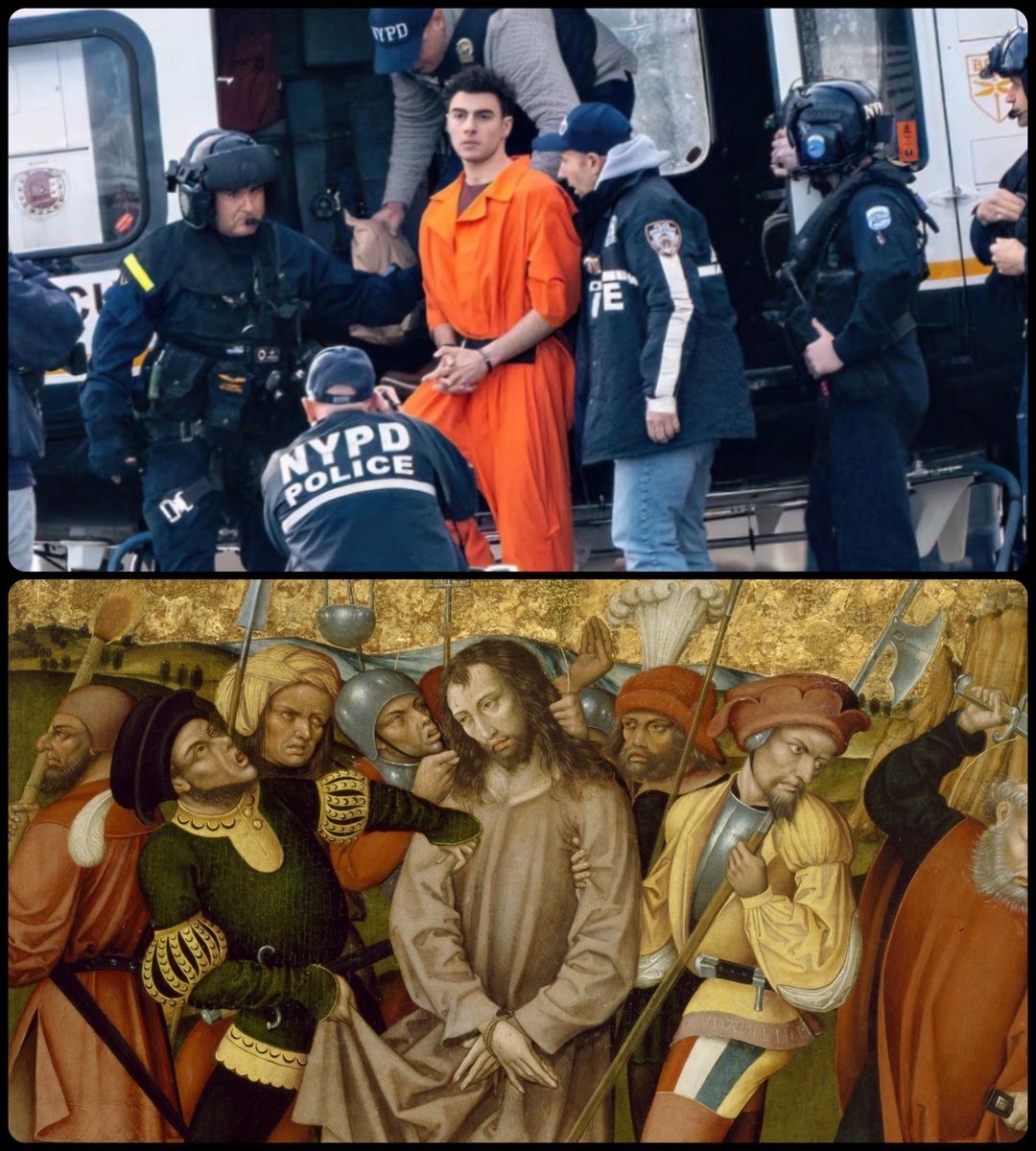 artbutnow's tweet image. The Arrest of Christ, German artist, 1480-1495, 📸 by @1ontapdigital
