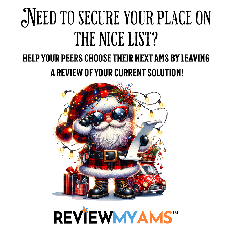 All reviews in the month of December automatically entered for two lucky winners to receive a $50 amazon gift card! reviewmyams.com #association
