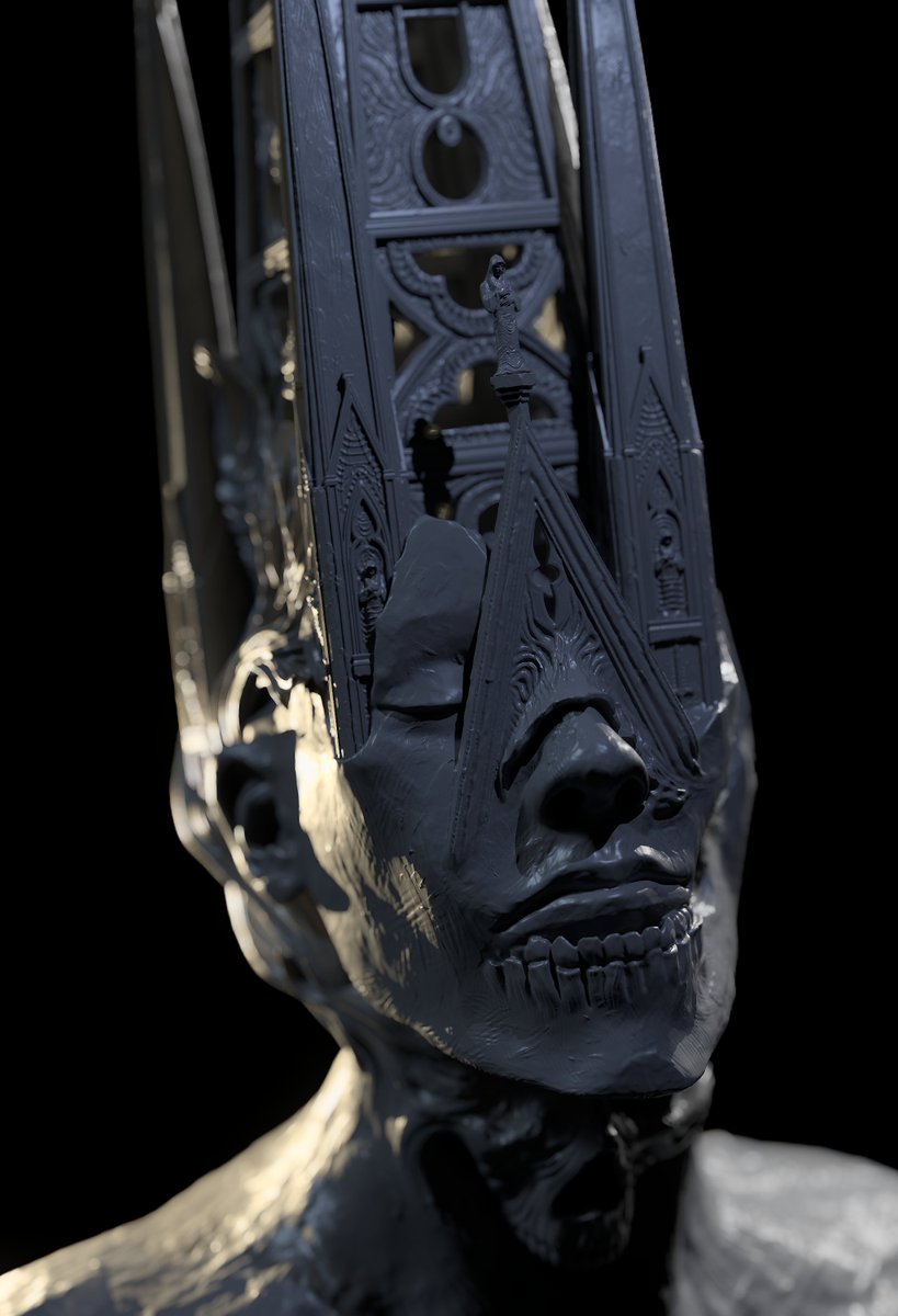 Something a little different this time in personal art projects!
Inspired by the sculpture created by Tony Mancia. 
I often feel stuck in a box as an environment artist doing rocks, so I often feel the artistic need to do something creative and different.

artstation.com/artwork/bgJrJo