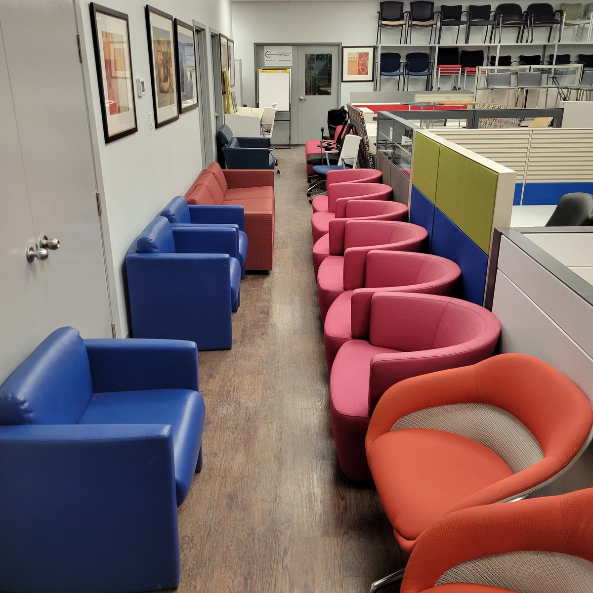 We are absolutely packed full of savings this holiday season! Our team has packed our showroom with incredible pre-owned office furniture product &amp; savings! A wide selection of #cubicles #seating #reception furniture &amp; more! Email mike@redeuse.ca for more information! #REdeUSE