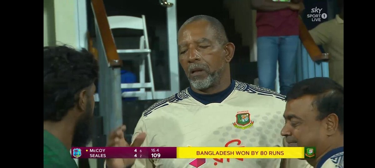 Shuvo10976159's tweet photo. Historical moment for @BCBtigers !! Team Bangladesh white washed team west Indies on their doil in T20 series. #bdvswi https://t.co/YpUsGGHAHW