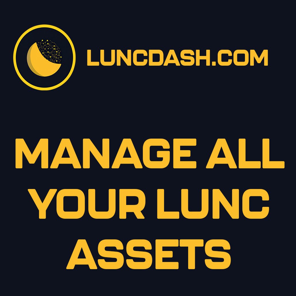 LUNCDash's tweet image. We are airdropping 1 lucky #LUNC holder 1M #LUNC this Christmas!

Follow Us👨🏼‍💻
Drop a like✅
Retweet🌀
Comment your wallet 👛

Draw on boxing day 🔥🚀🌙