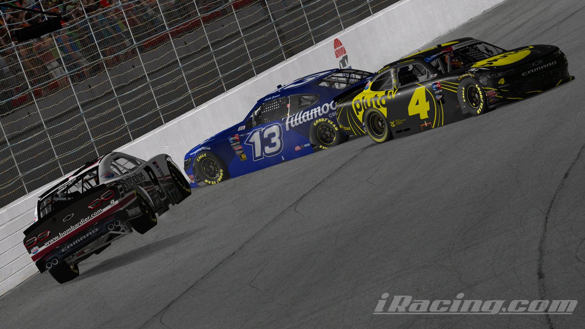 USORL_iRacing's tweet image. Garrett Sydnor comes out on top in Las Vegas after a five car brawl for the win! He takes the top spot in the standings after race 1 in the Chase!