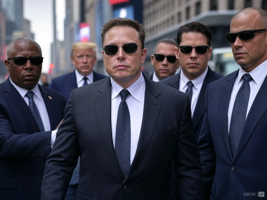 EqlRightsNLeft's tweet image. #PresidentMusk #VPTrump @realDonaldTrump @elonmusk

There can only be one and he must be protected at all times.  Keep him safe.  #officalPresidentMusk