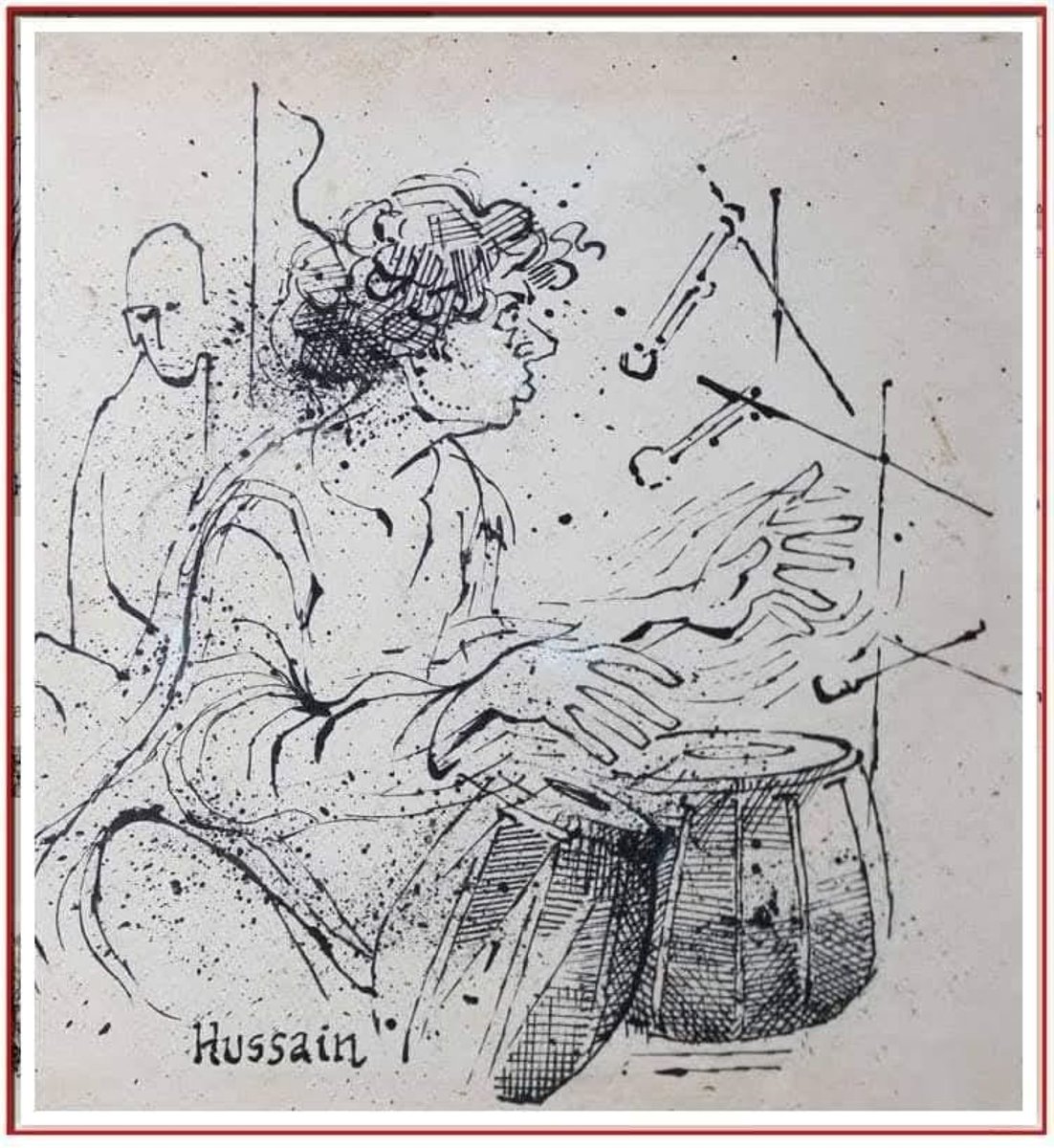 #MarioMiranda's #ZakirHussain