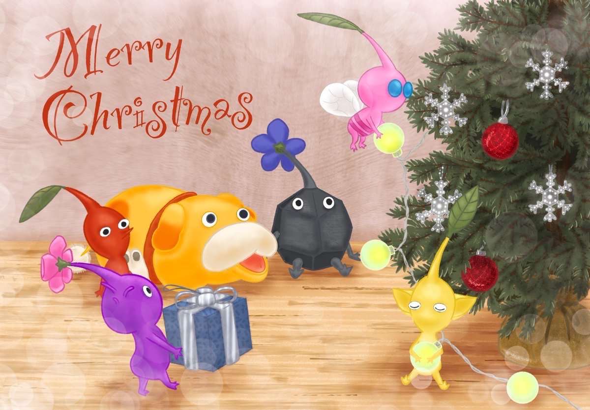 本日はサンタの日！なので、いつものポストではなく、推しを描いたクリスマスカードをおいていきます！今日、ケーキ買う人は「高くて小ぶりなもの」を選んでくださいね。売り切れで買えない人は、ゼリーやプリン、ホットココアでお祝いを。一人でホール食いは健康に良くないぞ！
#ピクミン