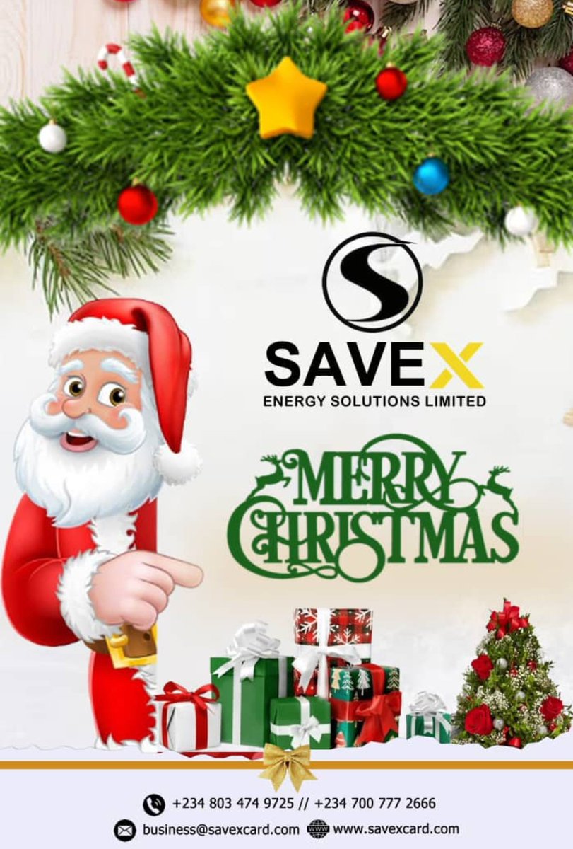 As we celebrate the joy and warmth of Christmas, we extend our heartfelt appreciation to our esteemed customers, trusted partners, and visionary investors for your unwavering support and belief in our mission. 
Savex Energy Card....Your Drive, Our Priority!