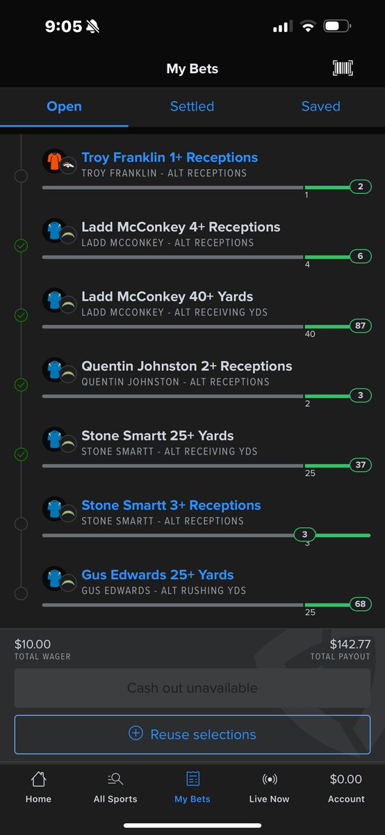 DSlurge's tweet photo. @CodyBrownBets Thank you @CodyBrownBets for dem sheets! That Sutton prop got me nervous but we got it brudda! https://t.co/HjKtHfqzdS