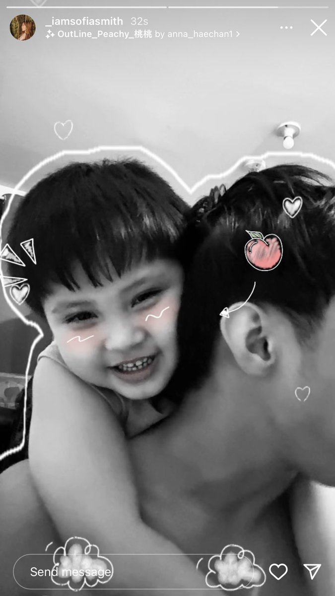 ibrrsmthlvr's tweet photo. fyangi’s instagram story update of mak &amp; baby marcus — cutieeee!💞 #JMFyang https://t.co/byjbup957k