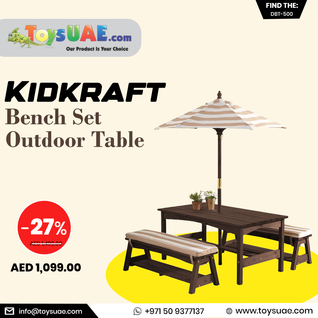 ToysuaeOfficial's tweet image. &quot;🪑✨ Transform playtime with our versatile Bench Table! Ideal for kids to sit, draw, or play games, this table is perfect for any room. Fun and functional for little ones! 

#ToysUAE #BenchTable #KidsFurniture #PlaytimeFun #UAE #KidsRoom #HomePlay #Toys&quot;