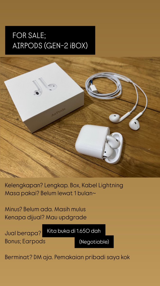 Coba buka lapak di sini dah. Mana tau ada yang mau