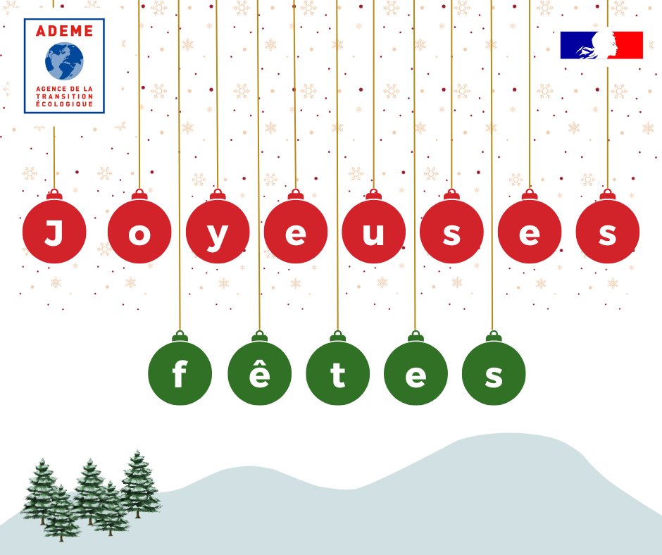 ✨Toute l'équipe de l'#ADEME Bourgogne-Franche-Comté vous souhaite de bonnes fêtes de fin d'année !

❄️Rendez-vous le 06 janvier !

#HAPPYHOLIDAYS