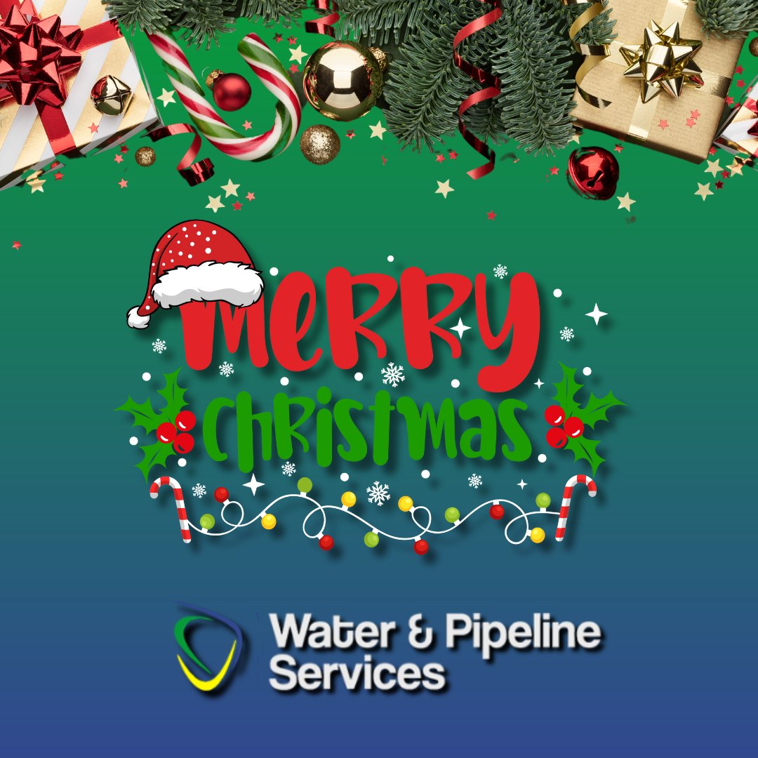 From all of us at Water and Pipeline we want to wish a very Merry Christmas and Happy New Year to all our valued partners, clients and staff! 🎄

We look forward to continuing all the great work we've done into 2025!
