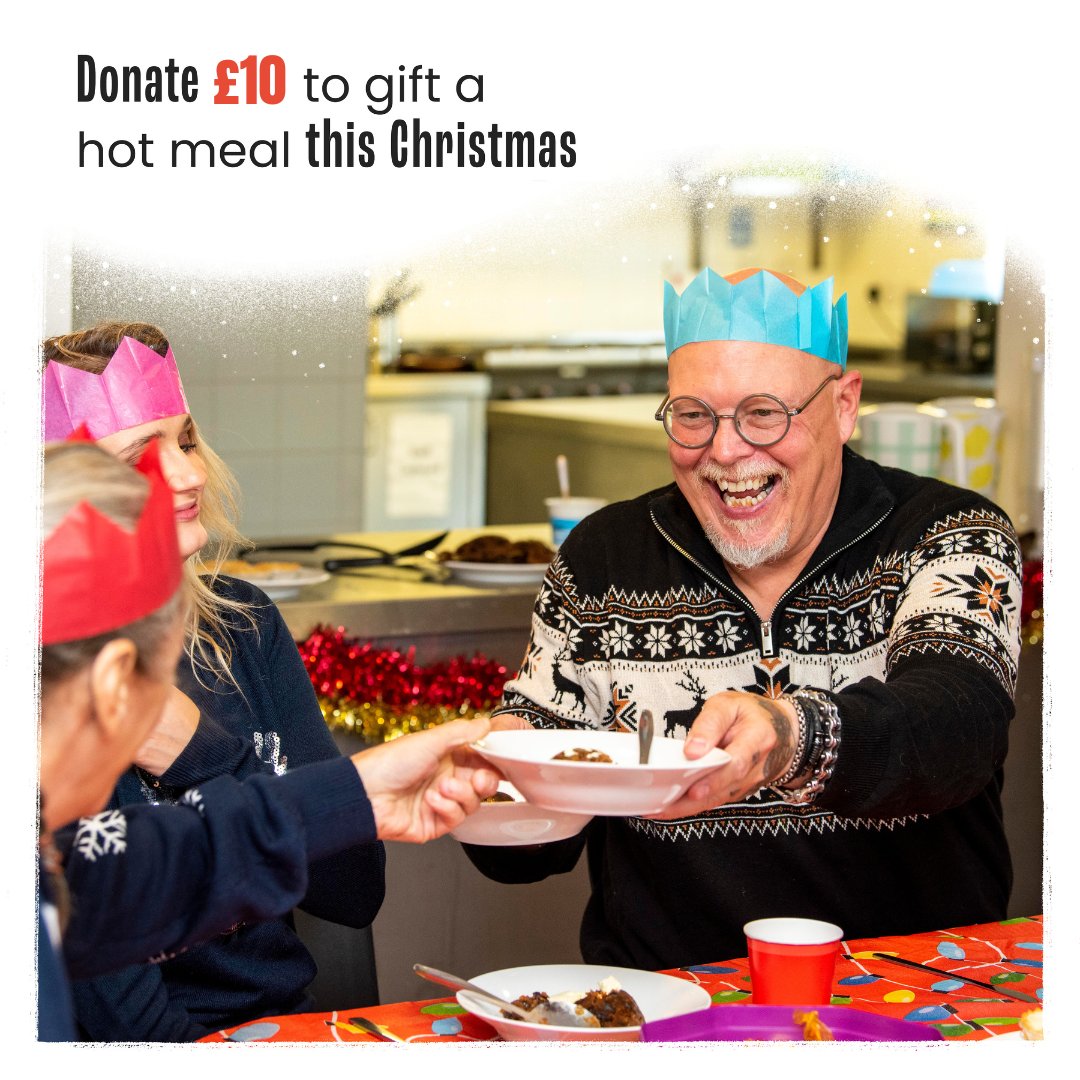 ⏳ There's still time to make someone's Christmas brighter!

This Christmas, we'll serve over 1,000 festive meals to people in our care who might otherwise go without. 

With just £10, you can help ensure everyone feels the warmth and joy of Christmas.

🎁 ow.ly/NWFi50UoxEq