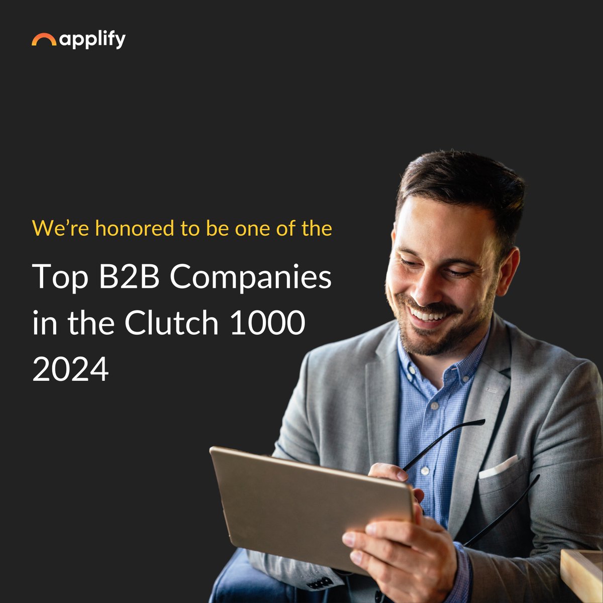 TeamApplify's tweet image. We’ve officially made it to the Clutch 1000 List for 2024, and we couldn’t be more excited!
This recognition isn’t just about the award—it’s about YOU, our clients, and our rockstar team who pour their heart into every project we take on.
Read more: applify.co/press-releases…