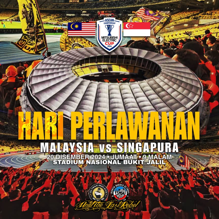 NBU5411's tweet photo. Hari Perlawnaan

Hanya MENANG melayakkan ke peringkat seterusnya. Tiada Alasan !!!

Ayuh seluruh EKOR semua. Penuhkan curva dan Stadium Nasional Bukit Jalil malam ini.

#UntilTheLastRebel
#DemiMalaysia
#FightForever
#MerdekaPalestin https://t.co/ySuszZW0EB