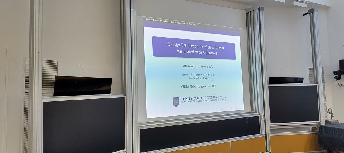 Last session #MMS2024 <a href="/_CIRM/">CIRM</a> with talks by Athanasios G. Georgiadis from <a href="/tcddublin/">Trinity College Dublin</a> and Sven Wang from <a href="/HumboldtUni/">Humboldt-Universität zu Berlin</a> . The session is chaired by <a href="/Ndaoud12/">Ndaoud</a> from <a href="/essec/">ESSEC Business School</a> Business School.