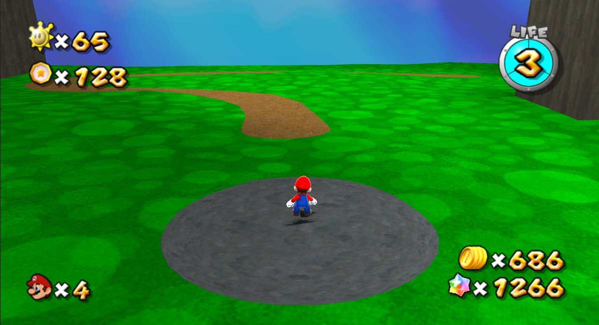 AlexSMG3's tweet photo. Super Mario Galaxy 63 started development exactly 4 years ago today, this was the first model ever created for the mod https://t.co/qksVEO70Jg