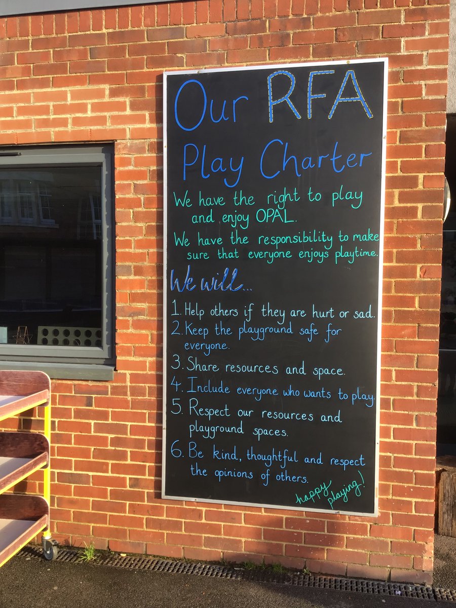 RobertFitzroyAcademy (@rfitzroyacademy) on Twitter photo Our Play Charter, developed by all RFA children, is now displayed on the playground. In weekly Play Assemblies, we celebrate fantastic examples of this charter in action. We are so proud of how our whole school community is embracing OPAL and play! <a href="/OPAL_CIC/">Outdoor Play and Learning (OPAL) CIC</a> <a href="/bethan__OPAL/">Bethan Morgan</a> Our Play Charter, developed by all RFA children, is now displayed on the playground. In weekly Play Assemblies, we celebrate fantastic examples of this charter in action. We are so proud of how our whole school community is embracing OPAL and play! <a href="/OPAL_CIC/">Outdoor Play and Learning (OPAL) CIC</a> <a href="/bethan__OPAL/">Bethan Morgan</a>