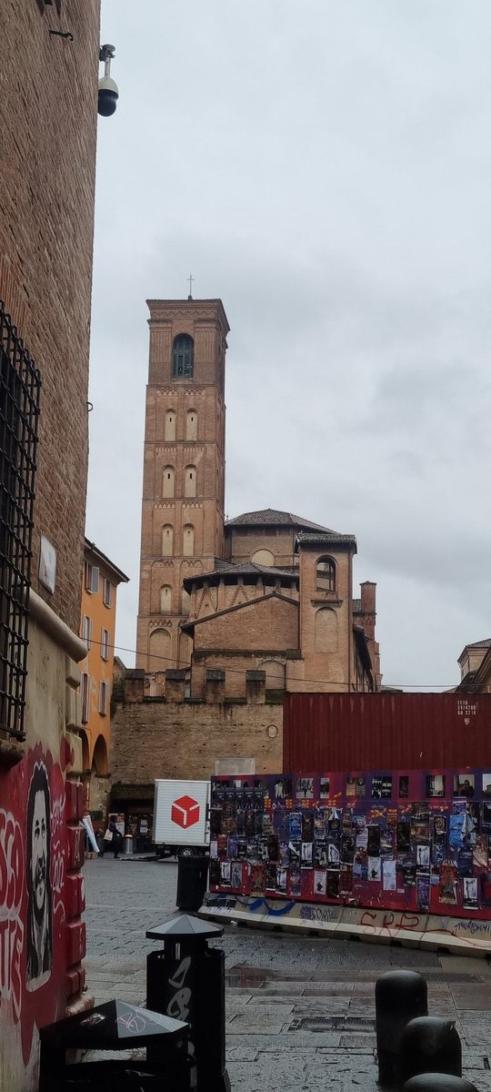 When you walk through the university campus... you look up and say... this is Bologna!