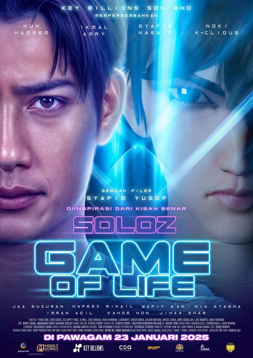 GSCinemas's tweet photo. Teaser poster dah keluar, guys! π₯
Jalan Terus, Game of Life! πͺ
Diinspirasikan dari kisah benar π€― Filem terbaru SOLOZ: GAME OF LIFE arahan pengarah blockbuster Syafiq Yusof bakal menggegarkan pawagam GSC pada 23 Januari 2025! π₯
#JalanTerus #Soloz #SkopProductions #KeyBillions #Filembaru #GameOfLife #GOL #MobileLegend #MLBB #MovieRecommendation #NewRelease #GameOfLifeTeaser #Teaser #JalanTerus #KitaPunya