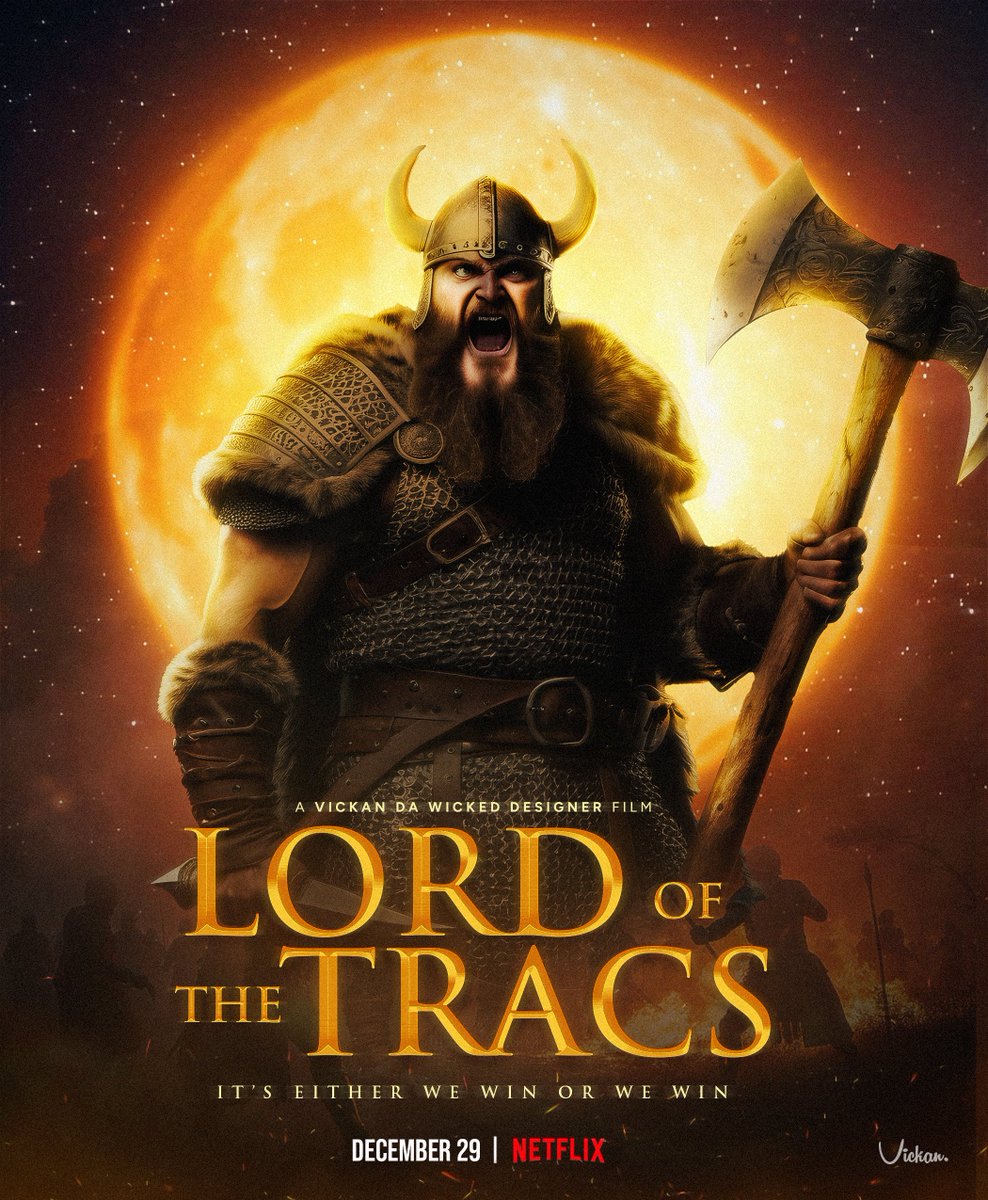 Vickanmadeit's tweet image. Movie Poster | LORD OF THE TRACS (LOTT)
Designed by me 🥷🏾 

#Godisthesource

A or B