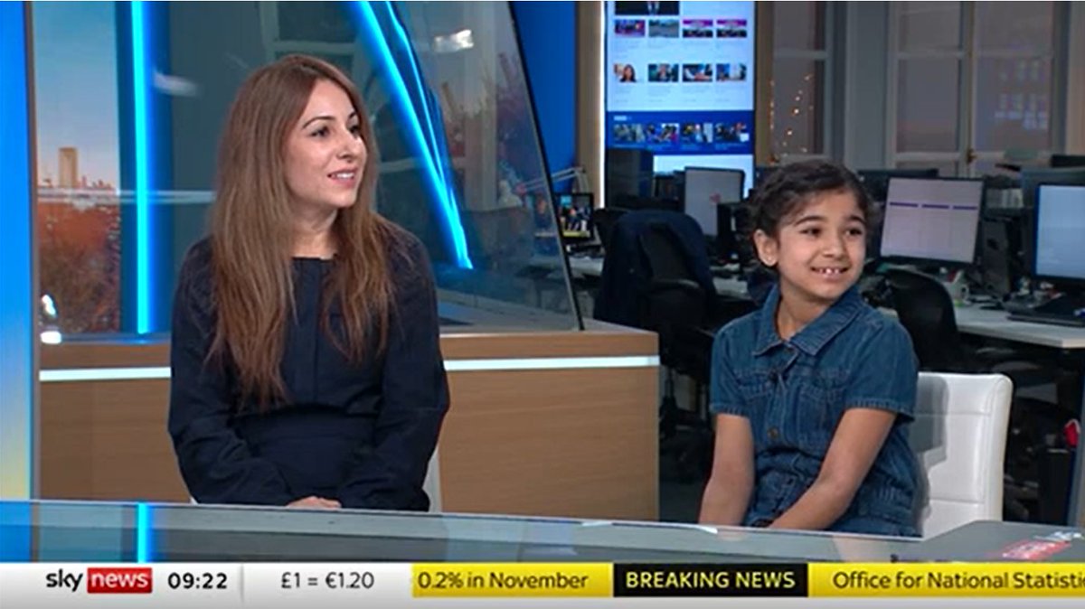 Did you spot Amilah and Mobeen on #SkyNews? 
Amilah needs a stem cell transplant - but right now there are no matches on the register.
If you know anyone aged 16-30, please encourage them to sign up - they could save someone like Amilah: bit.ly/4fr1uNt
#AmilahNeedsHope