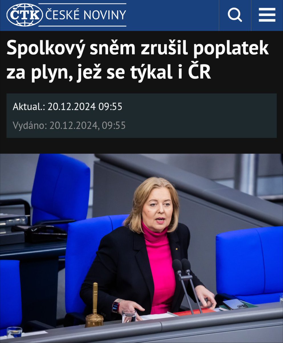 Jak nám Němci na jednáních slíbili, tak splnili. Poplatek za přepravu plynu přes Německo byl důvodem, proč privátní obchodníci nakupovali levnější plyn z východu. To se teď, věřím, změní. Díky alternativním dodávkám a kapacitě v LNG terminálech, které jsme zajistili, není důvod,