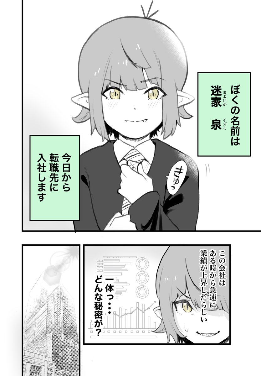 やべー奴(でも可愛い)の正体が少しづつ判明してくる話2/4 