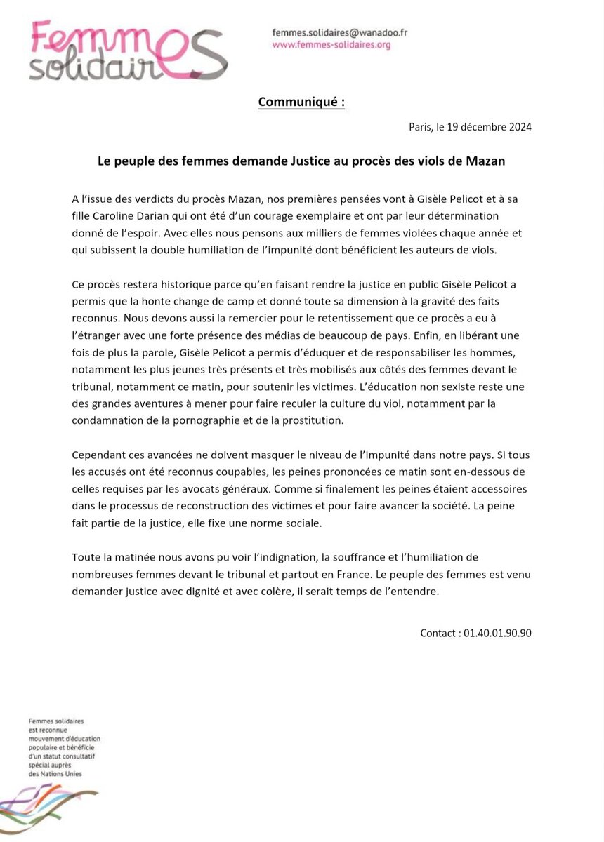 Femmes solidaires tweet media