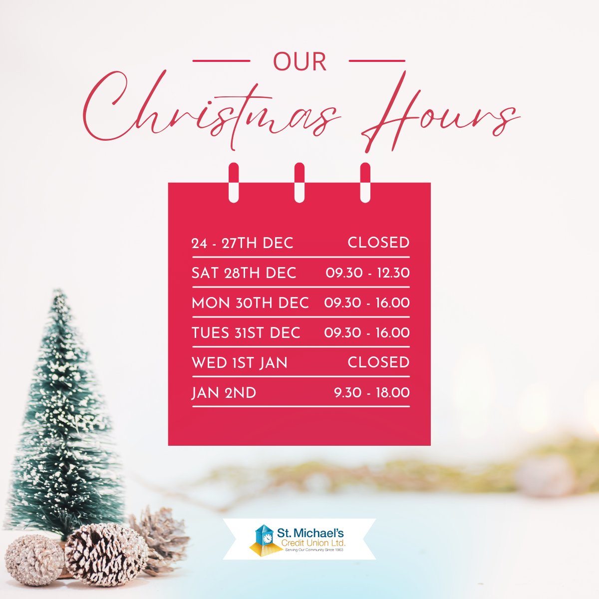 St. Michael's Credit Union tweet media