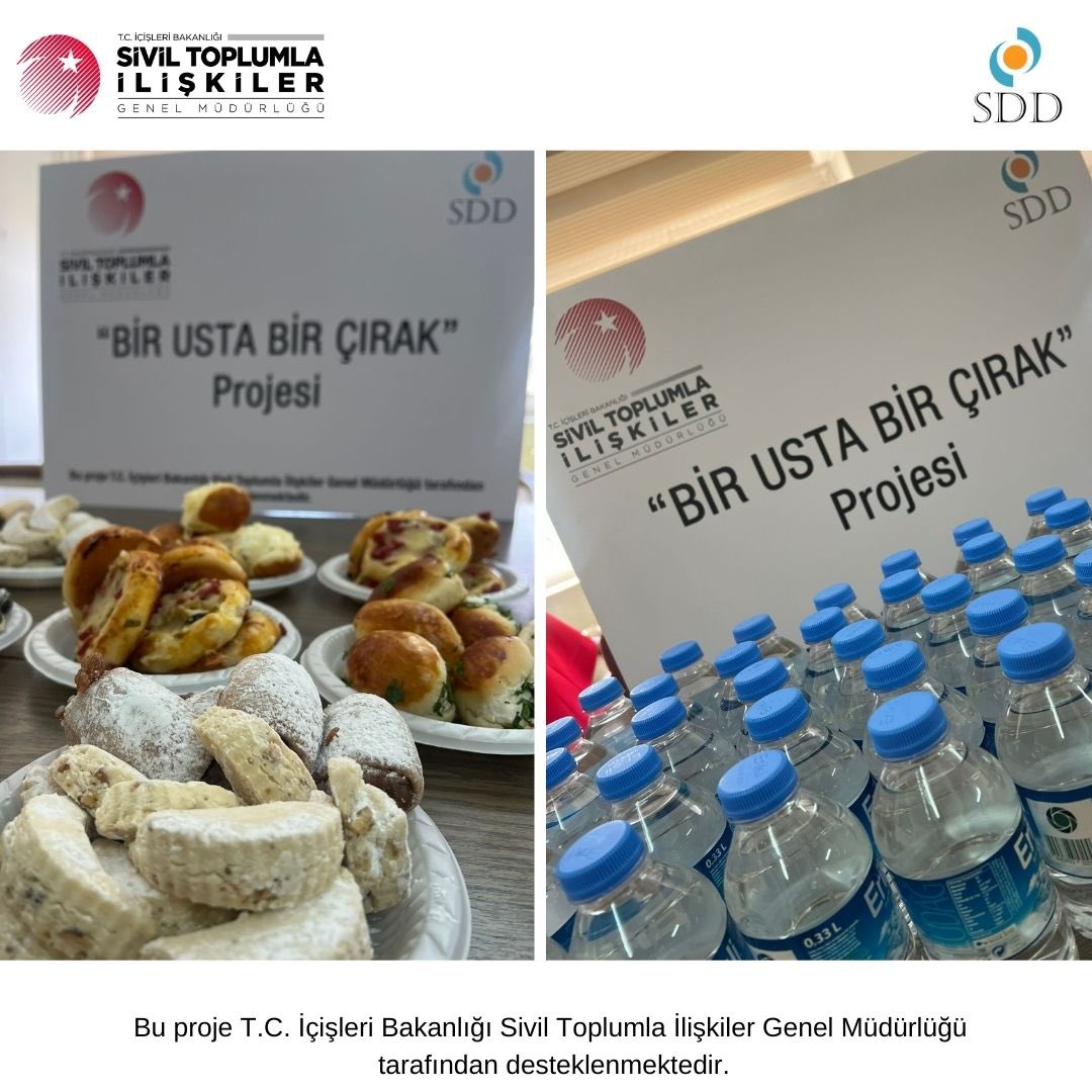 İçişleri Bakanlığı Sivil Toplumla İlişkiler Genel Müdürlüğü'nün desteğiyle yürütülen "Bir Usta Bir Çırak" projemizde, öğrencilerimize hem bilgi hem de beceri kazandırıyoruz.👨🏻‍🔧🛠️🔩
Eğitimlerimizde kullanılan  materyallerimiz ve eğitim alan öğrencilerimize ikramlarımız <a href="/ankarastim/">Ankara İl Sivil Toplumla İlişkiler Müdürlüğü</a>