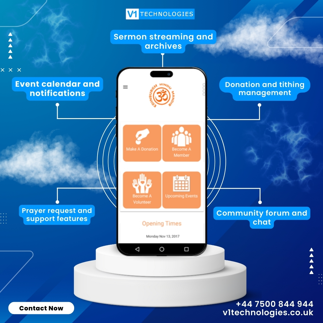 V1Technologies's tweet image. 🙏 Connecting Communities, Empowering Lives!
Stream sermons 📖, make donations, and stay updated with events 📆—all in one app. Be part of something bigger!
🔗 v1technologies.co.uk
📞 +44 7500 844 944
#CommunityApp #StayConnected #DonationMadeEasy #EventUpdates #V1Technologies