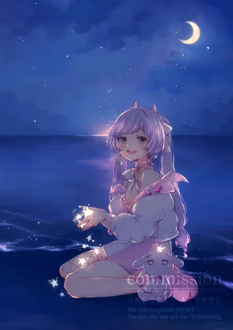 moonlit night *゜#Skeb 
