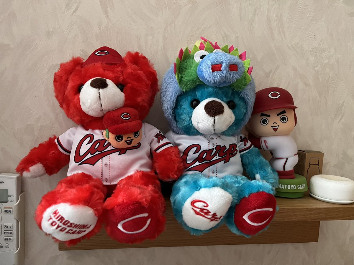 ご当地ベア 広島カープビジター Sサイズ ペア ご当地ベア 広島カープ