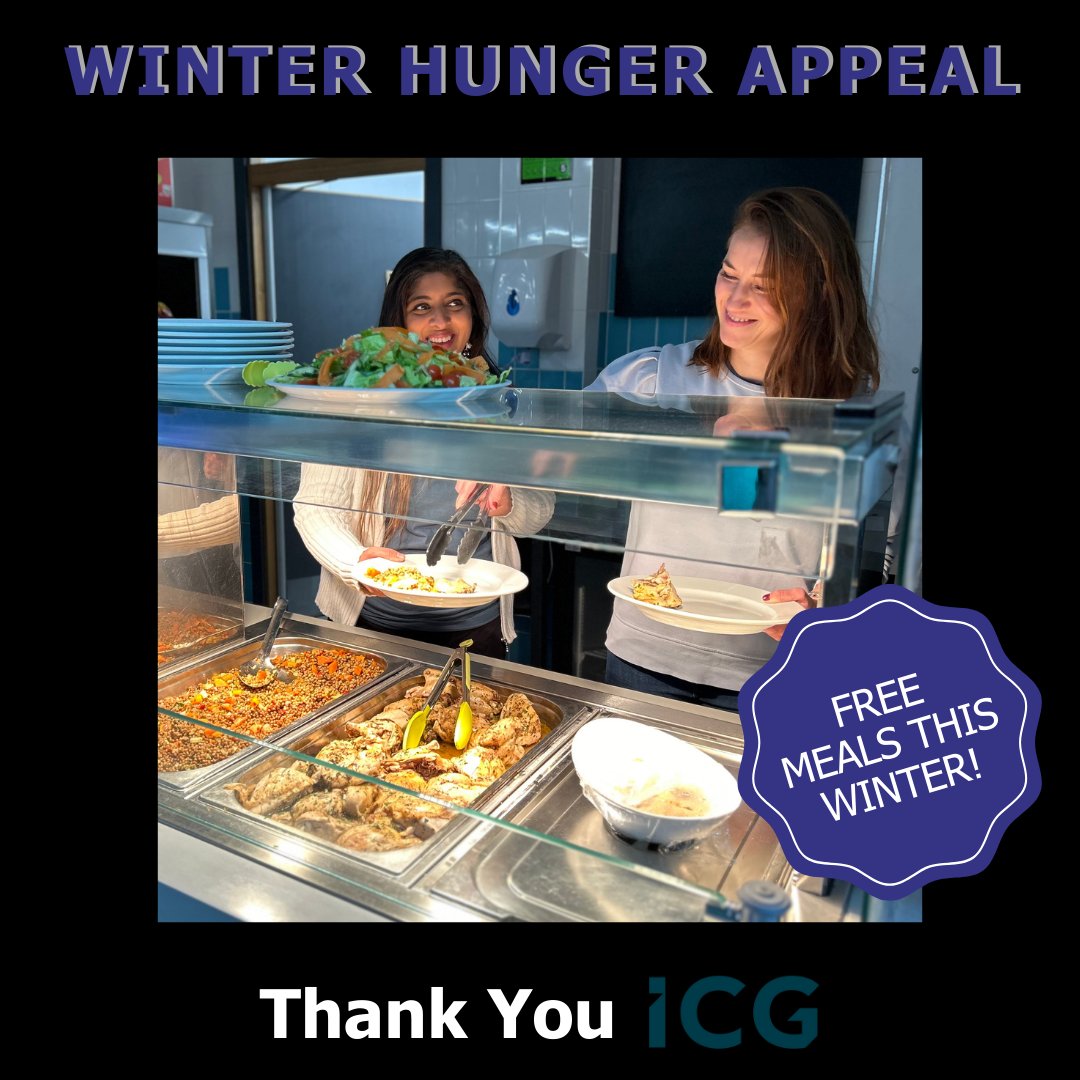 We're so grateful to @ICG for their generous donation to @OnSide ’s Winter Hunger Appeal again this year 🙏🏻 The funding will provide 22,500 free hot meals for young people across the Network during the winter months! 🥗🥙
#freemeals #westyz #hungerappeal #winter