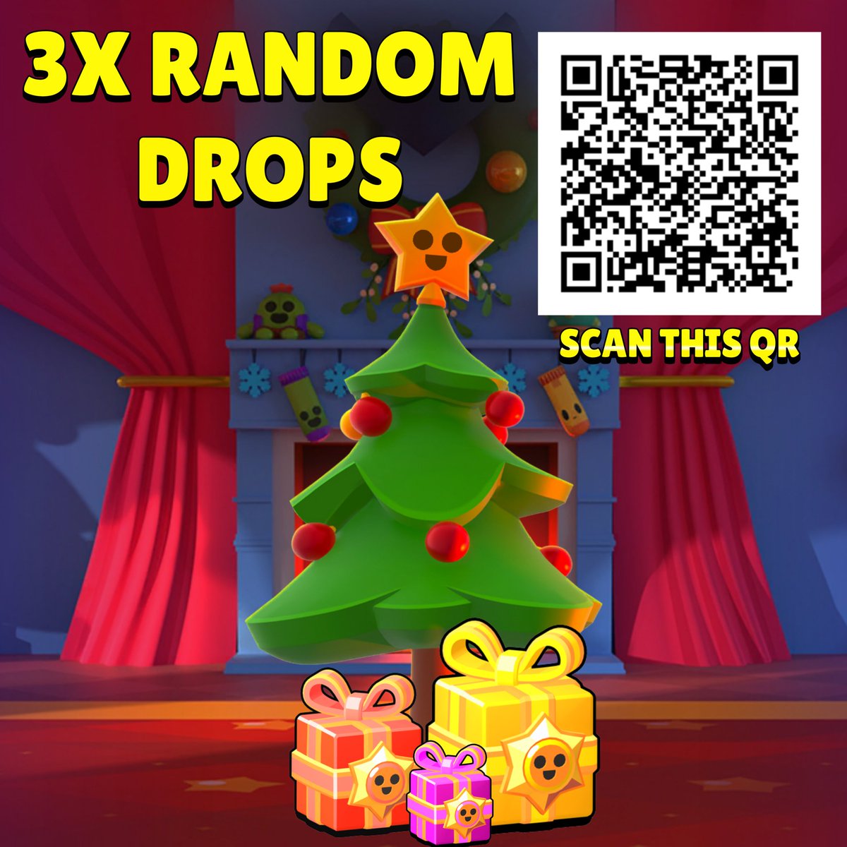 3x RANDOM GIFT DROPS 🎁 🎊

Link:👇link.brawlstars.com/?action=vouche…

#BrawlStars #ToyStory #GiftedBySupercell