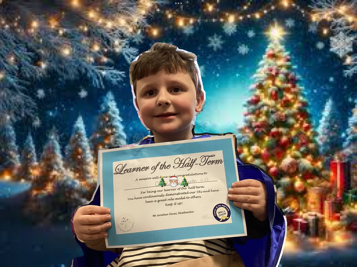Our fabulous Learner of the Half Term! #welldone  🏆