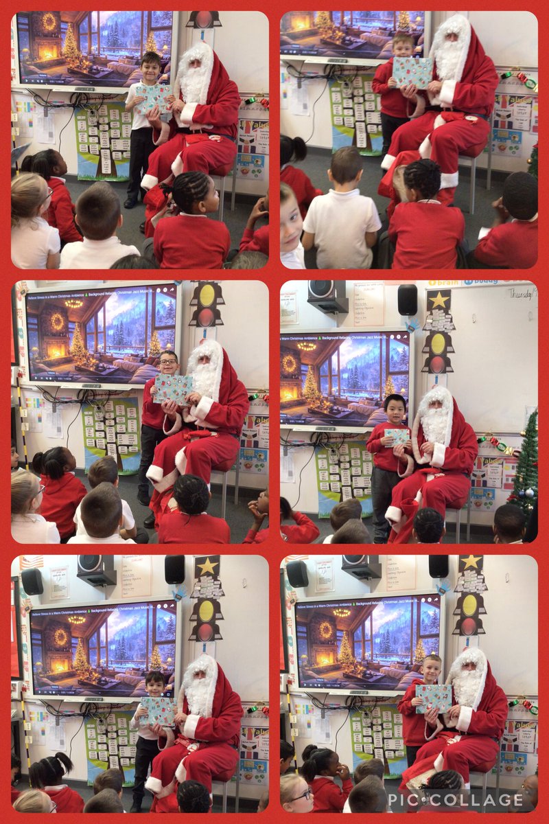 MrsWhelpdaleJLO's tweet photo. We were surprised with a visit from Santa yesterday.  🎅🏻 https://t.co/nIIbwqohQg